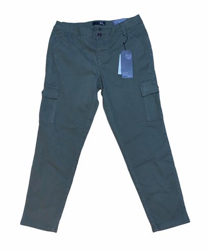 1822 Denim Ankle Skinny Cargo Pants Green Size 10 - $28 New With Tags ...