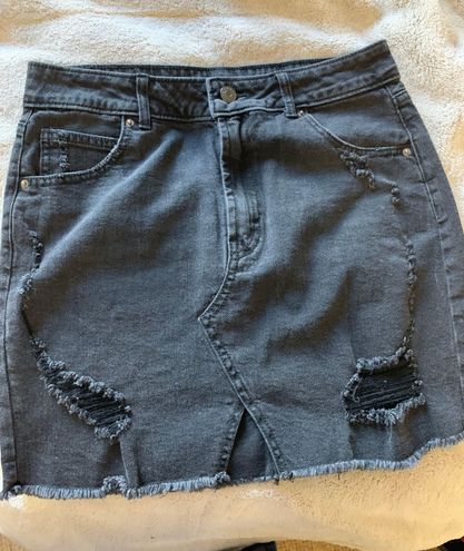 Target Black Denim Skirt Size 8 - $11 - From Kaitlyn