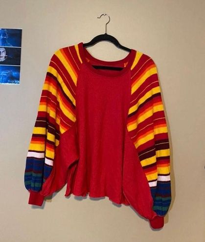 Free People Rainbow Dreams Sweater