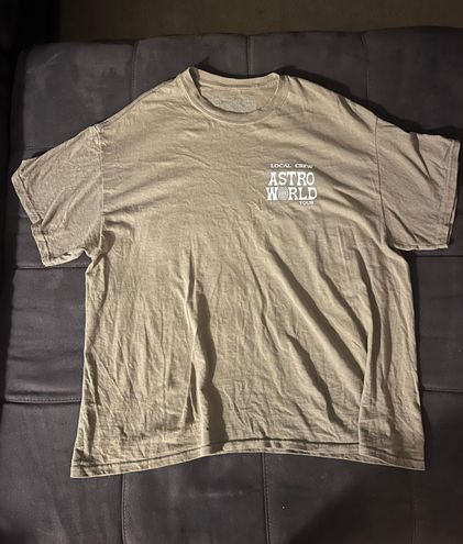 Astroworld Local Crew T-shirt (Rare), Travis Scott Band Festival Tee ...