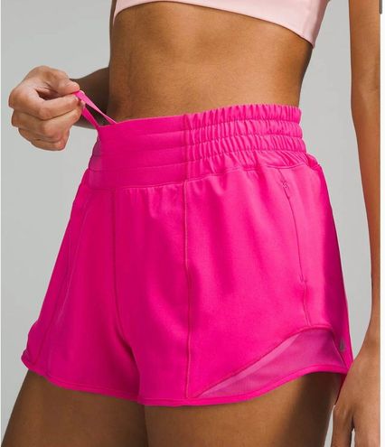 Lululemon Sonic Pink Hotty Hot Shorts Size 14 - $90 - From Anna