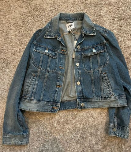 ZARA Denim Jacket Size L - $34 (32% Off Retail) New With Tags - From Erin