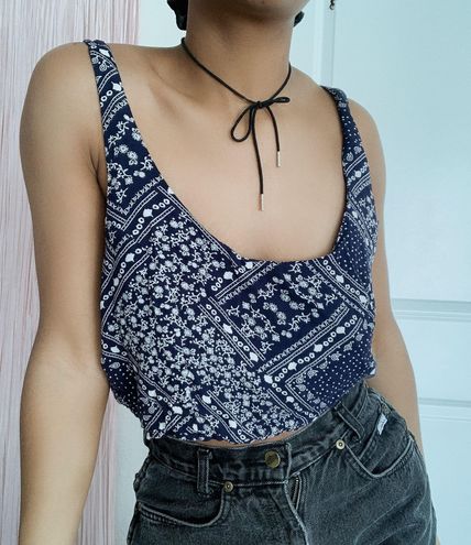 Divided Cropped Tank Top