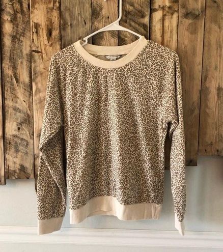 American Eagle Outfitters Cheetah Crewneck Sweater