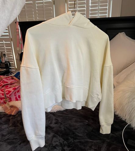 Forever 21 Cropped Hooded Sweatshirt