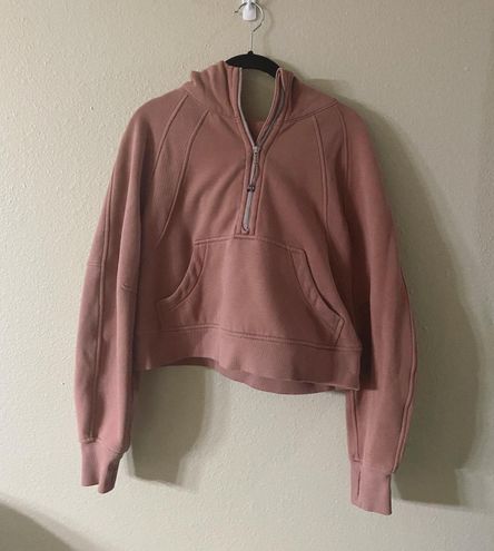 Lululemon Scuba Half Zip Hoodie Pink - $115 - From Sarah