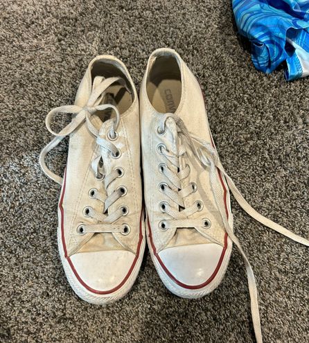 Converse White Low-top Size 8 - $19 (72% Off Retail) - From breana