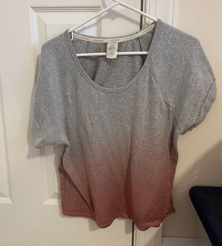 Lucky Brand Ombre Lounge Top Pink Gray Sz M