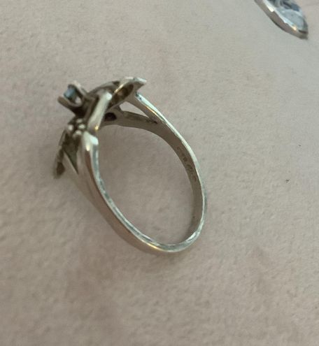 Vintage Silver Leaves Ring