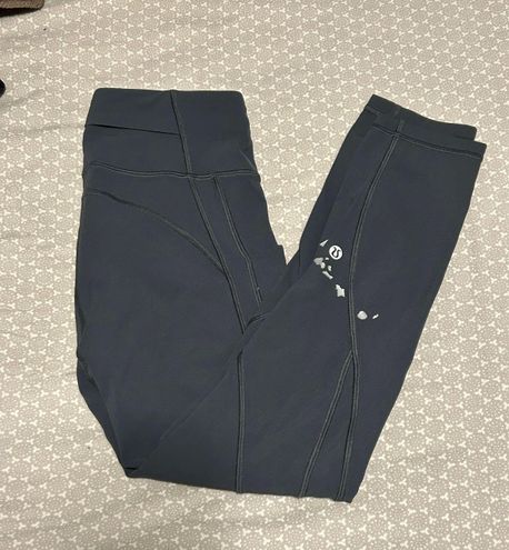 Lululemon Grey Crop Leggings Hawaii Edition Gray Size 4 - $75 - From Kalea