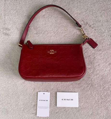 Coach Nolita 19 red in signature leather shoulder y2k bag - $110 (48% ...