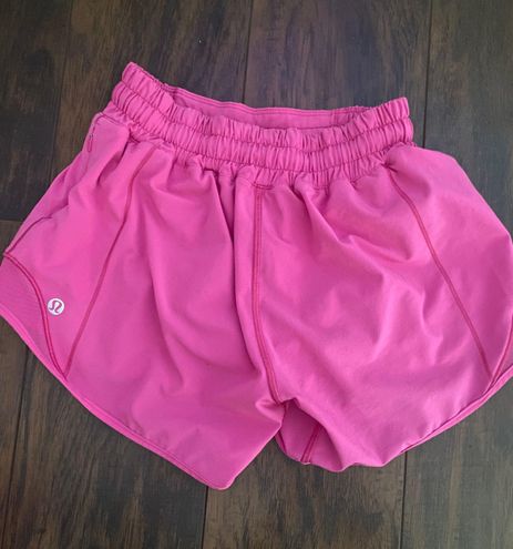 Lululemon Sonic Pink Hotty Hot Shorts Size 0 - $66 - From Ava