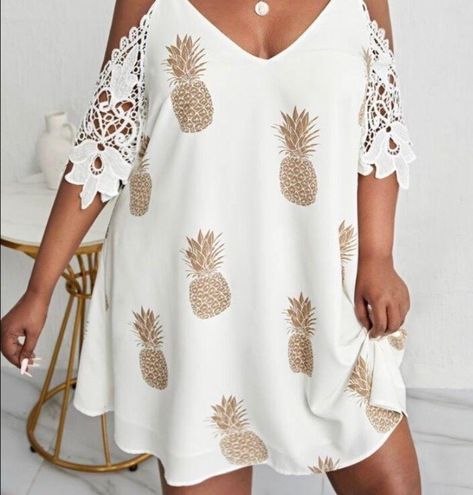 Shinestar Shein Pineapple Dress Size 1X - $11 - From Brittany