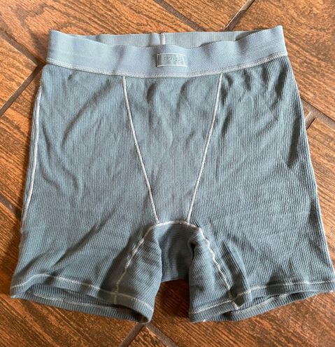 SKIMS Cotton Rib Boxers In Kyanite Blue Size XS - $35 (12% Off Retail ...