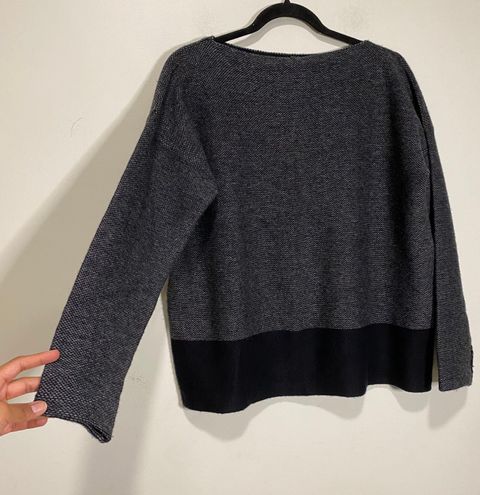 Vince Grey Oversized Sweater