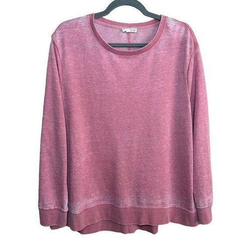 Jane and Delancey Burnout Top Women Size L Lightweight 3/4 Sleeves Boho ...