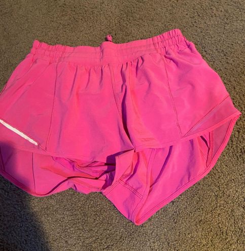 Lululemon Sonic Pink Hotty Hot Shorts Size 10 - $84 - From Emma