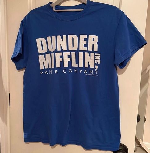 Newbury Comics The Office Dunder Mifflin T-Shirt Blue - $9 (64% Off ...