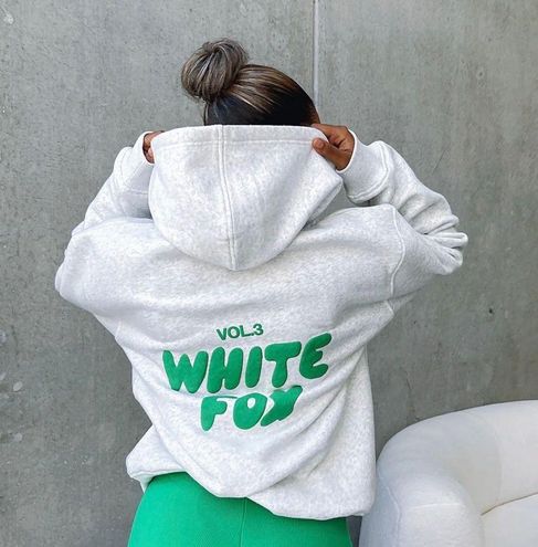 White Fox Boutique Offstage Hoodie Glacier Grey Gray - $40 (33% Off ...