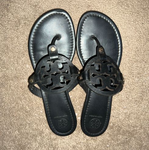 Tory Burch Miller Sandals Black Size 9 - $150 (24% Off Retail) - From ...