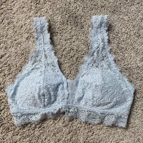 Aerie Baby Blue Lace Bralette