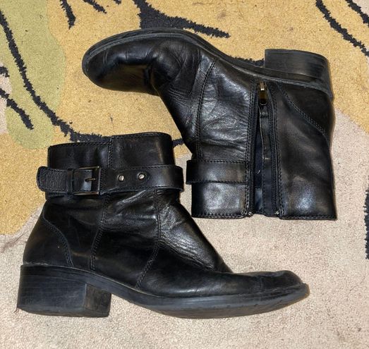 Anne Klein Leather Booties