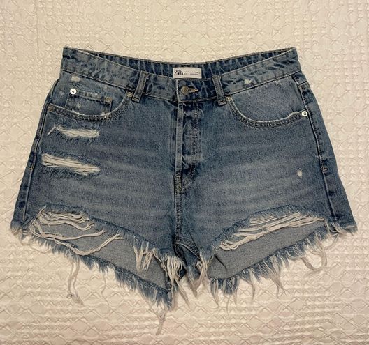 ZARA Denim Shorts Blue Size 8 - $19 (52% Off Retail) - From Ava