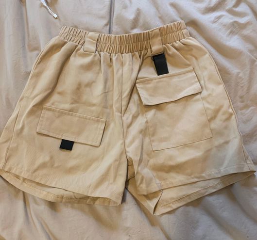 Tan Utility Shorts 