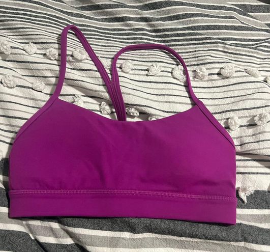 Lululemon Flow-Y Sports Bra Purple - $30 - From Morgan