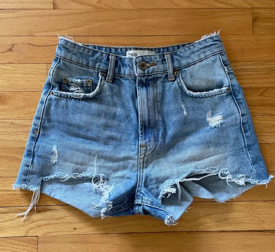 ZARA Denim Jean Shorts Blue Size 2 - $20 - From Rosie