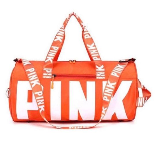 Victoria's Secret PINK Duffle Bag Orange - $15 (44% Off Retail) - From ...