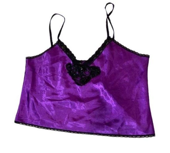 Frederick's of Hollywood Vintage y2k Fredricks of hollywood Cami Purple ...