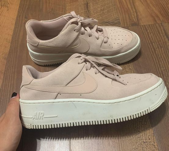 Nike Platform Blush Air Force 1 Pink Size 8 - $45 - From elise