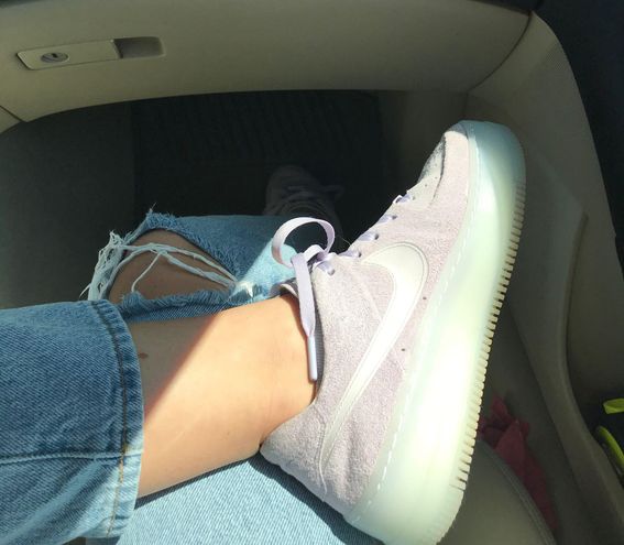 air force 1 sage purple