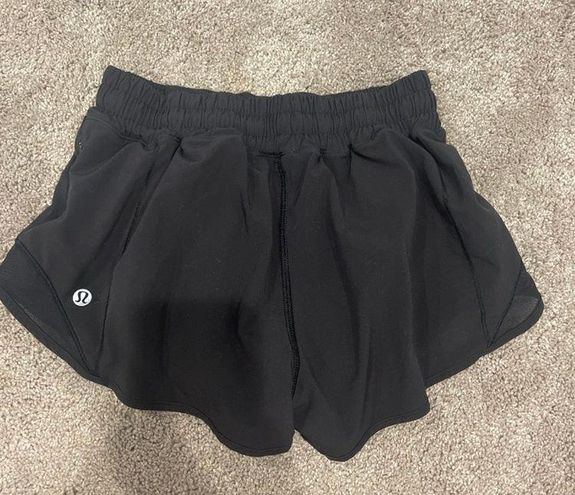 Lululemon black lulu shorts 2.5 