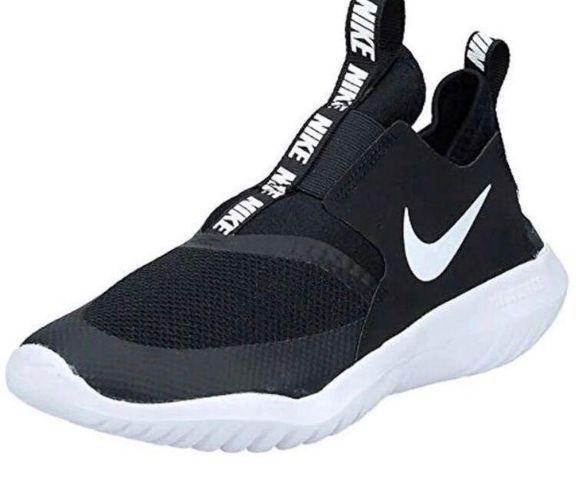 Nike Flex Runner Athletic Workout Black Shoes Sneakers New