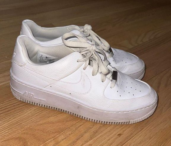 Nike Air Force 1 Sage Low White Size 8 - $30 (70% Off Retail) - From Rylee