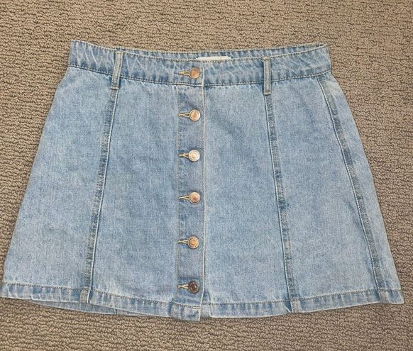 Forever 21 Jean Mini Skirt Size 28 plus - $9 (64% Off Retail) - From ...