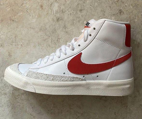 womens orange nike blazers