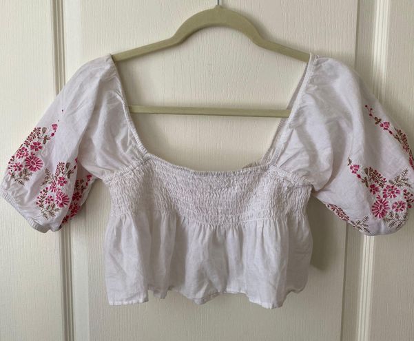 Xhileration Cropped Floral Top