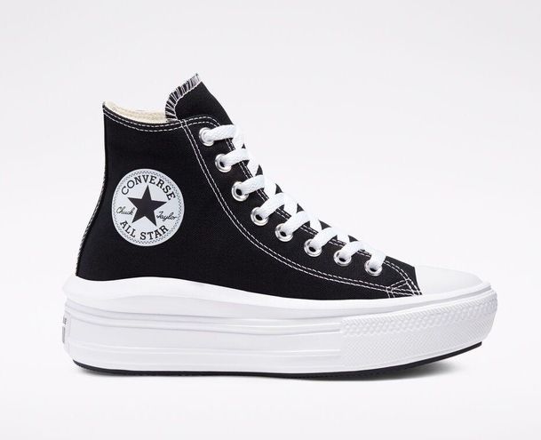 Converse Chuck Taylor all star move platform high top Black Size 11 ...