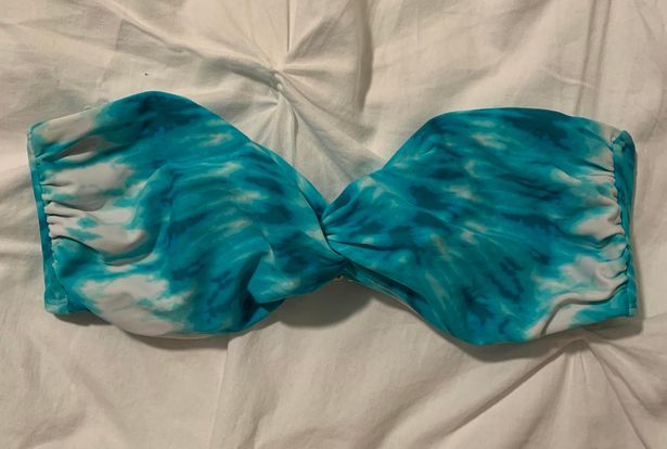 Arizona Blue Tie Dye Strapless Bikini Top