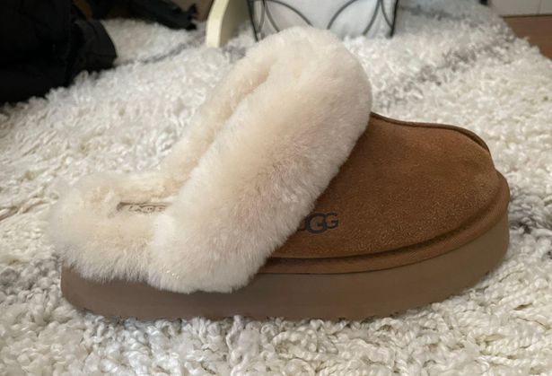 UGG Disquette Chestnut Slippers Tan Size 8 - $150 - From Amelia