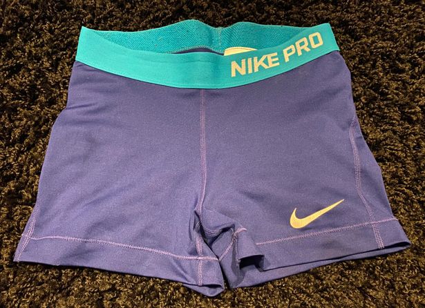 Nike Pro Spandex Shorts Blue - $15 - From Megan