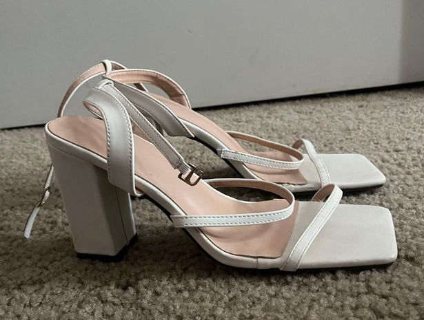 SheIn Heels Chunky White Size 8 - $15 (50% Off Retail) - From Sydney