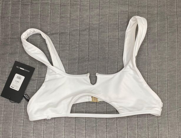 Fashion Nova New!! “ a little less shade “ white swim top - $10 - From ...