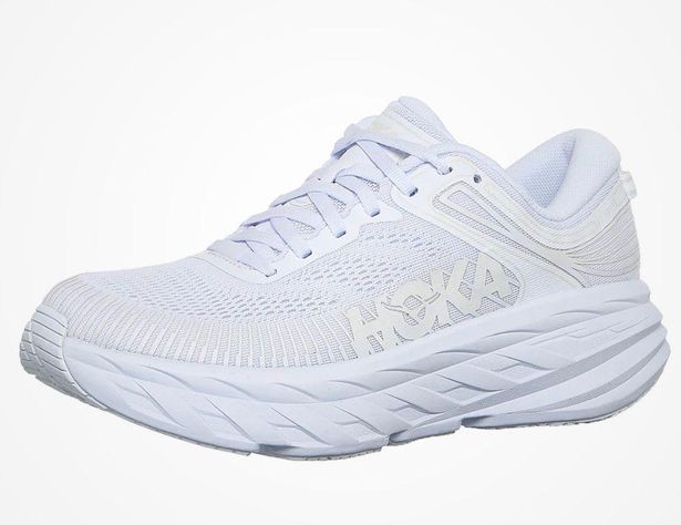 Hoka Bondi 7 White Size 7.5 - $99 (38% Off Retail) - From Ashleigh