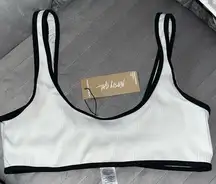 Nasty Gal White Bathing top