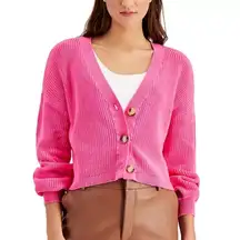 Bar III Pink Cardigan