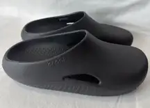 Crocs Mellow Recovery Clogs Black Unisex Men’s 8 Women’s 10 Comfort Slides
